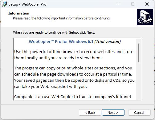 WebCopier Pro(離線瀏覽器工具) v6.1 最新版 2