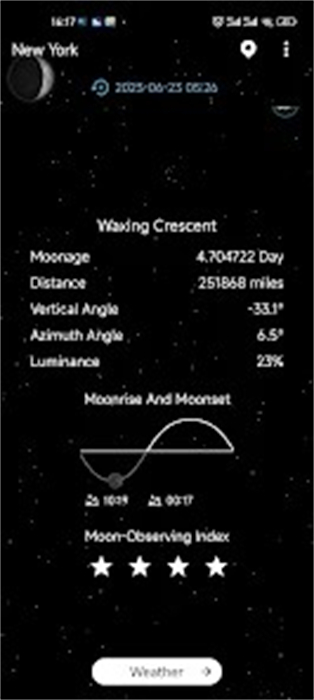 Moon phase月相 v1.0.3 安卓版 3