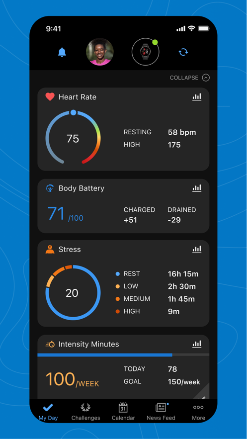 Garmin Connect Mobile iphone版(佳明手環(huán)) v4.73 蘋果手機(jī)版 1