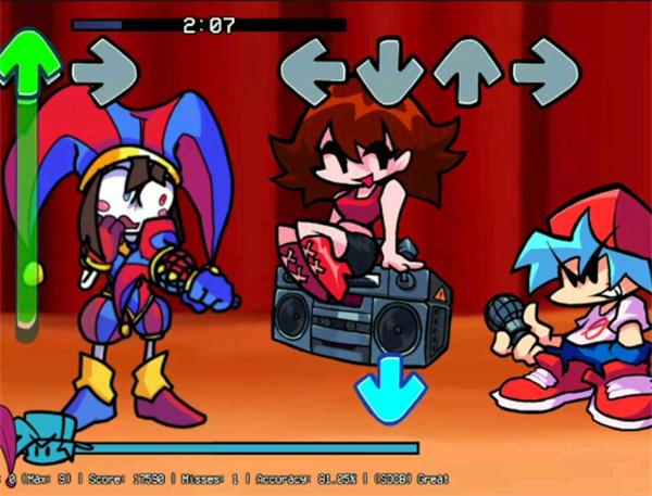 fnf神奇数字马戏团模组 v10