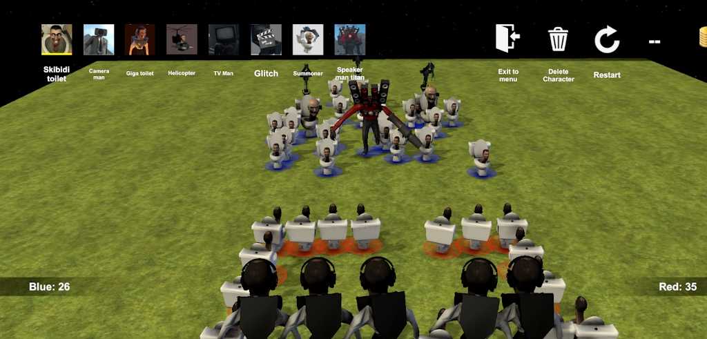 馬桶人戰(zhàn)爭沙盒 v0.3 1