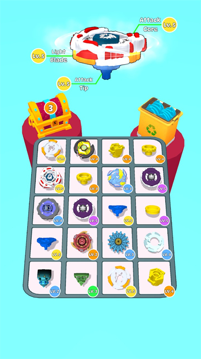 戰(zhàn)斗旋轉(zhuǎn)陀螺 v0.0.2 安卓版 2