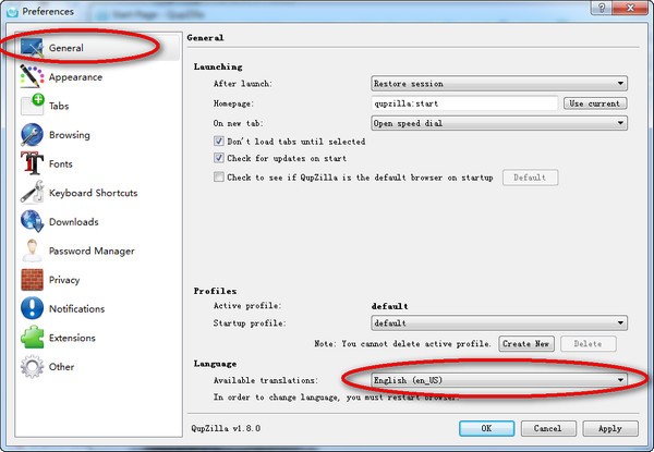 QupZilla瀏覽器 v2.2.6 官方版 1