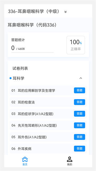 耳鼻咽喉科學(xué)新題庫(kù) v1.2.0 安卓版 1