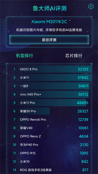 魯大師ai評(píng)測(cè)手機(jī)版 v3.9 安卓版 1