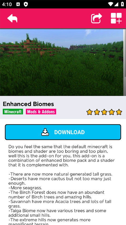 我的世界光影材質(zhì)包最新版 v1.3 2