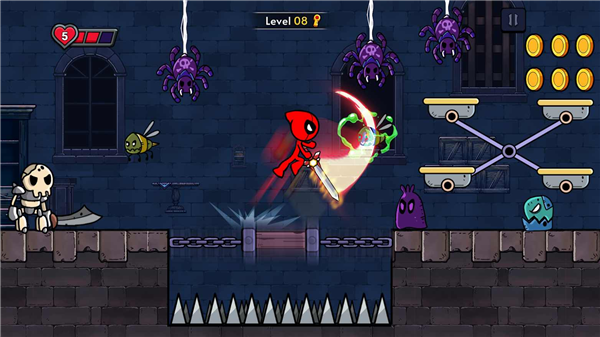 紅色火柴人冒險(xiǎn) v1.1.1 安卓版 1