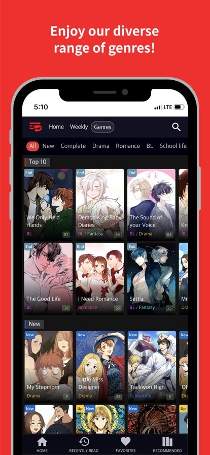 Toomics v1.5.9 安卓版 2