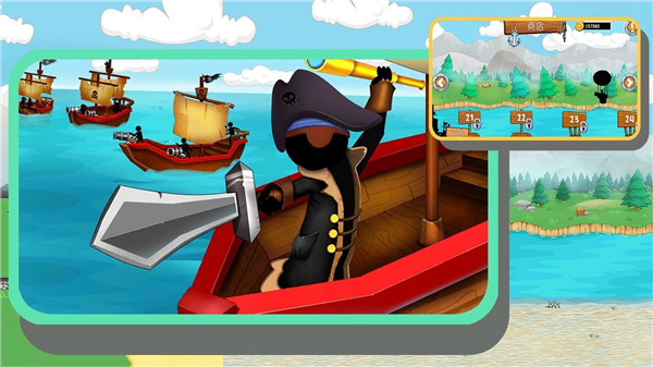 火柴人海上战争 v1.0 安卓版1