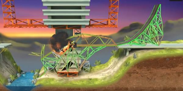 桥梁构造者特技 v4.2 安卓版1