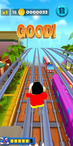 跑酷蠟筆小新 v2.5 安卓版 1