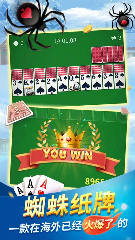 经典蜘蛛纸牌 v1.1.11 安卓版2