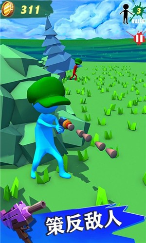 火柴人水槍英雄 v1.1 安卓版 1