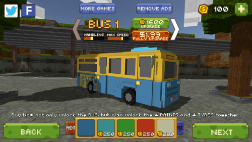 方塊越野公交車(chē) v1.8 安卓版 2