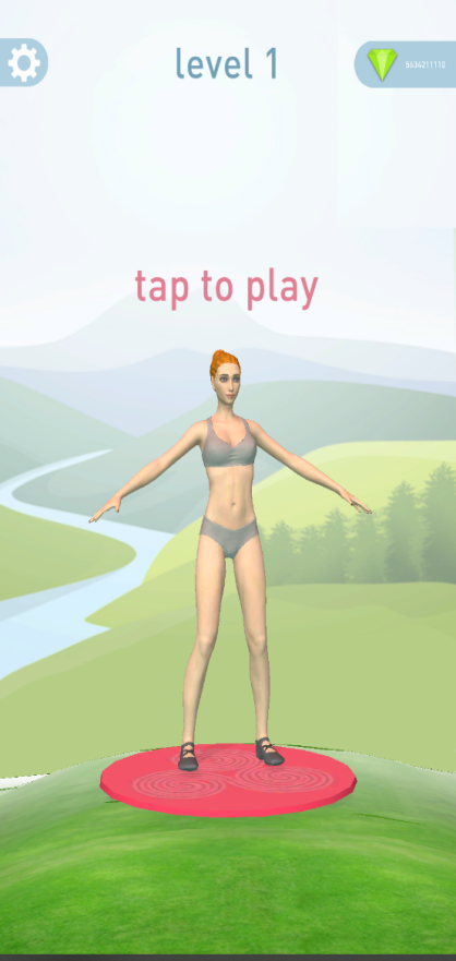 瑜伽少女3D v0.0.1 安卓版 1