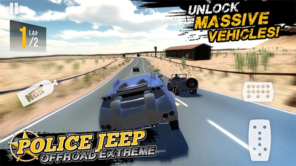 警用吉普車極限越野 v1.0.1 安卓版 2