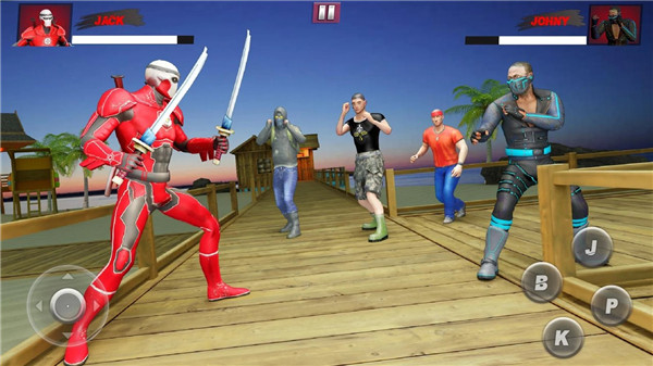 忍者超級(jí)英雄格斗StreetFight v7.4.9 安卓版 1