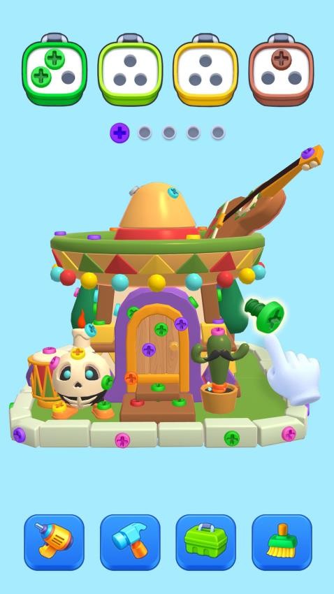 瘋狂擰螺絲安卓版 v1.00 手機(jī)版 1