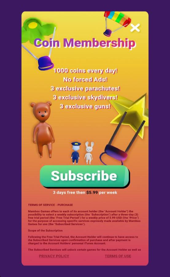 歡樂跳傘 v1.1 安卓版 2