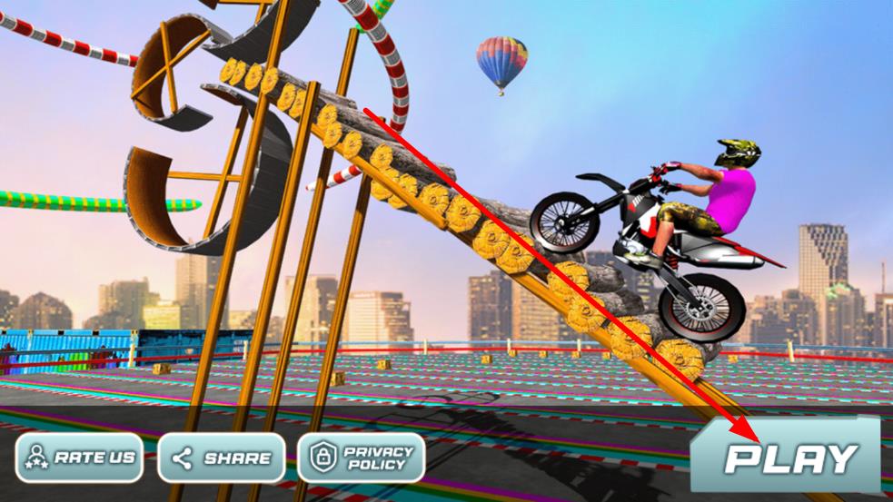 極限天空摩托特技 v1.0 安卓版 0