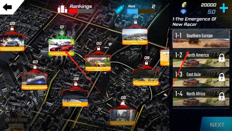 城市速度漂移賽車 v1 安卓版 1