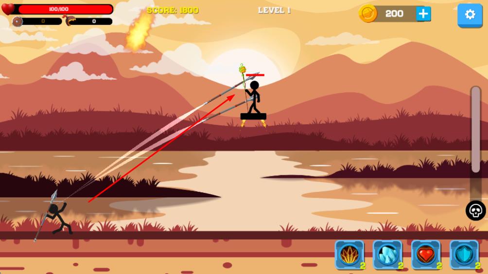 長矛大帝火柴人 v1.0.6 安卓版 0