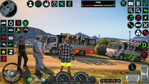 動(dòng)物貨運(yùn)卡車模擬器 v0.16 安卓版 1