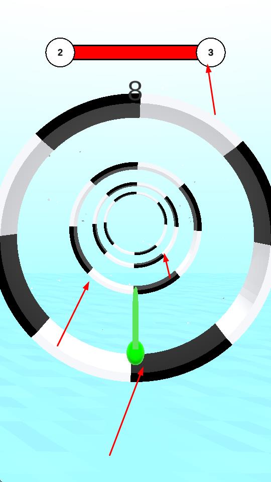 螺旋彩球跳 v1.0 安卓版 2