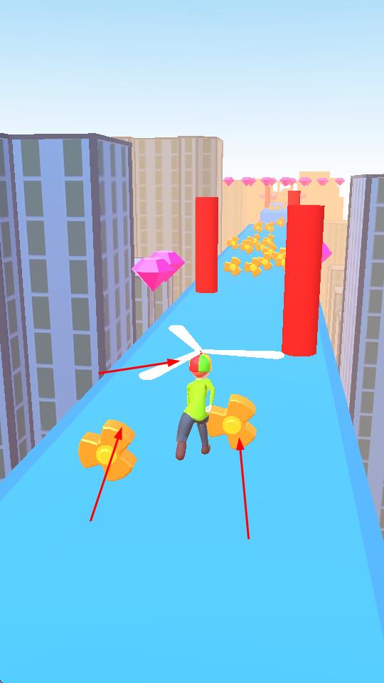 直升機小子跑酷 v0.1 安卓版 1