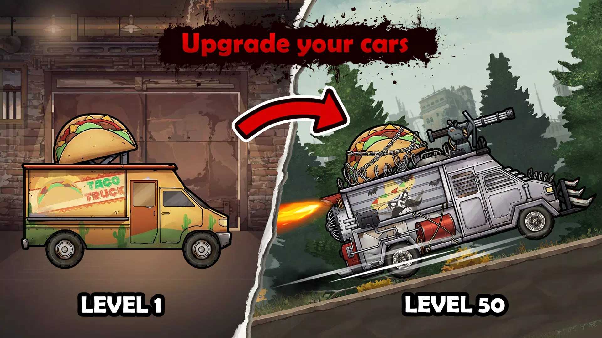 戰(zhàn)車撞僵尸:地牢 v0.10.36 安卓版 0