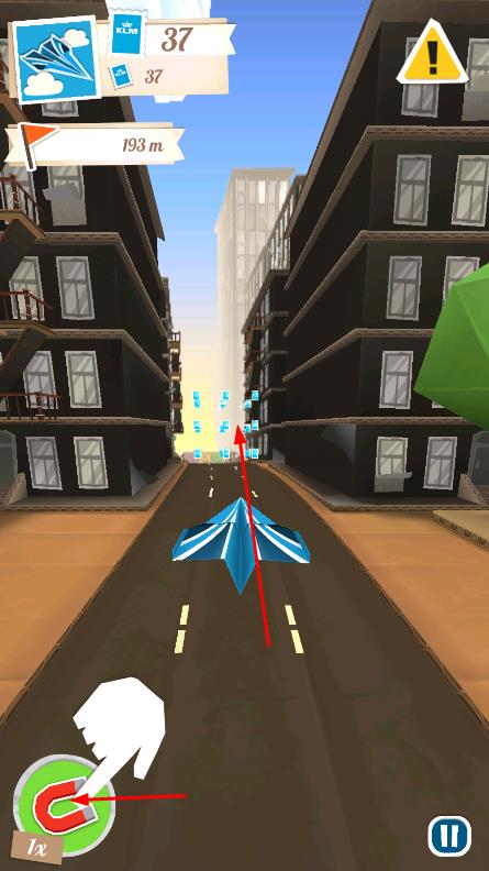 紙飛機(jī)的飛行冒險(xiǎn) v1.3.1 安卓版 2