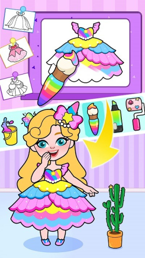 剪紙公主的夢(mèng)幻城堡 v1.0.0 漢化版 0