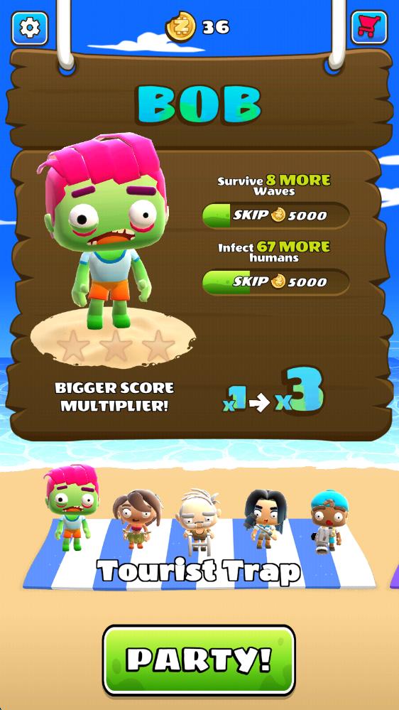 僵尸沙灘聚會 v1.0.1 安卓版 1