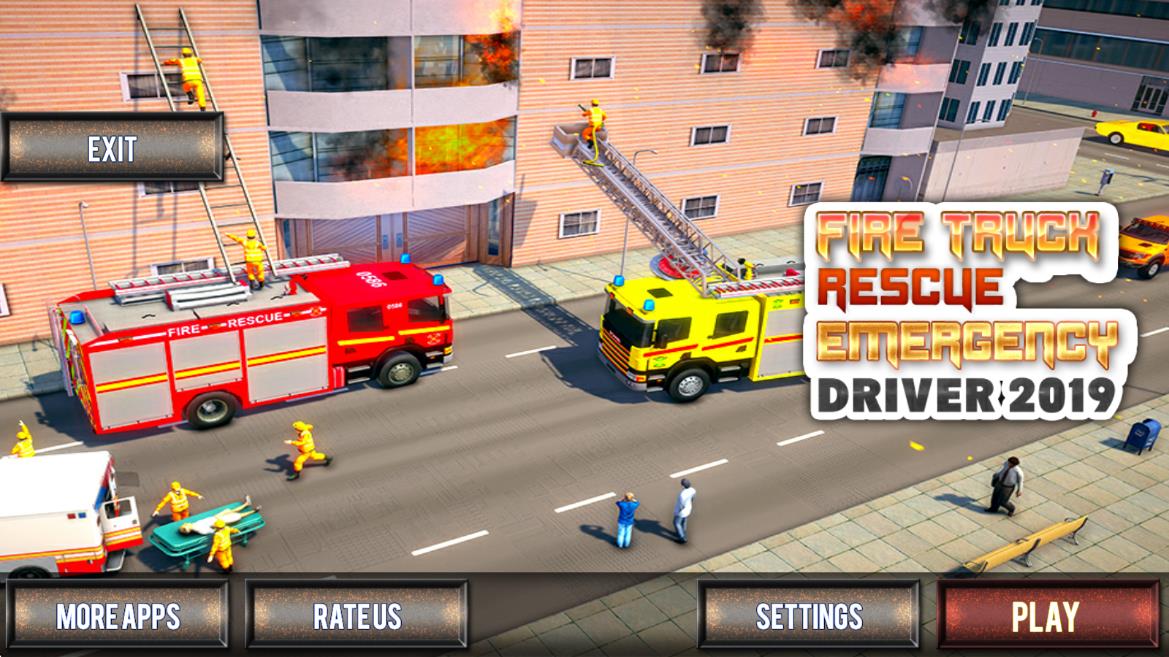 城市消防車救援模擬 v1.0 安卓版 0