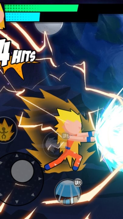 火柴人格斗塞亞人爆氣 v1.1.43 安卓版 0