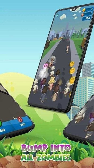 僵尸撞擊僵尸無盡奔跑者 v1.1 安卓版 2