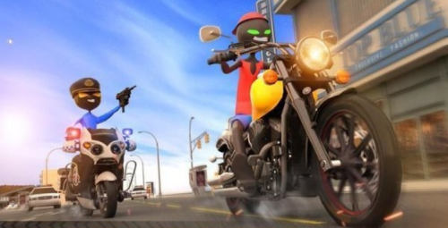 火柴人警察摩托追逐2020 v1.7 手游版 2