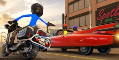 火柴人警察摩托追逐2020 v1.7 手游版 1