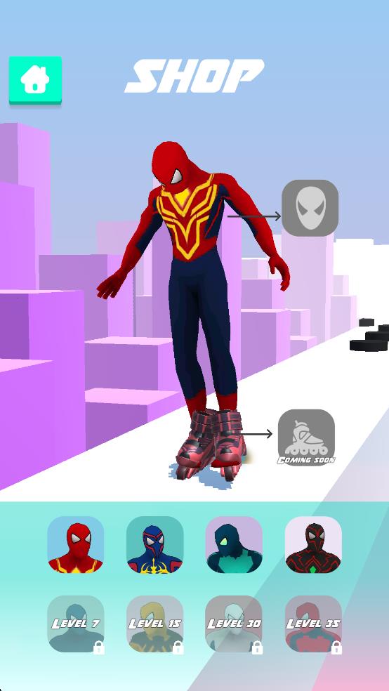 蜘蛛超人滑板鞋 v1.0.0 安卓版 2