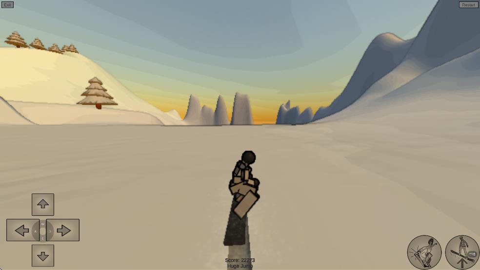 方块滑雪 v0.3 安卓版0