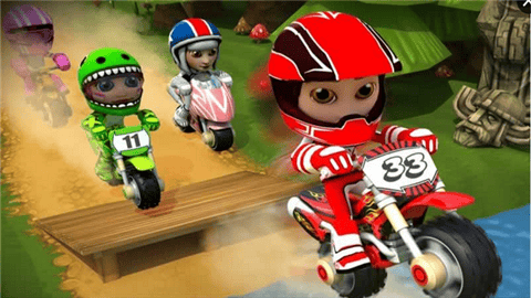 3d卡通摩托車 v1.0 安卓版 1