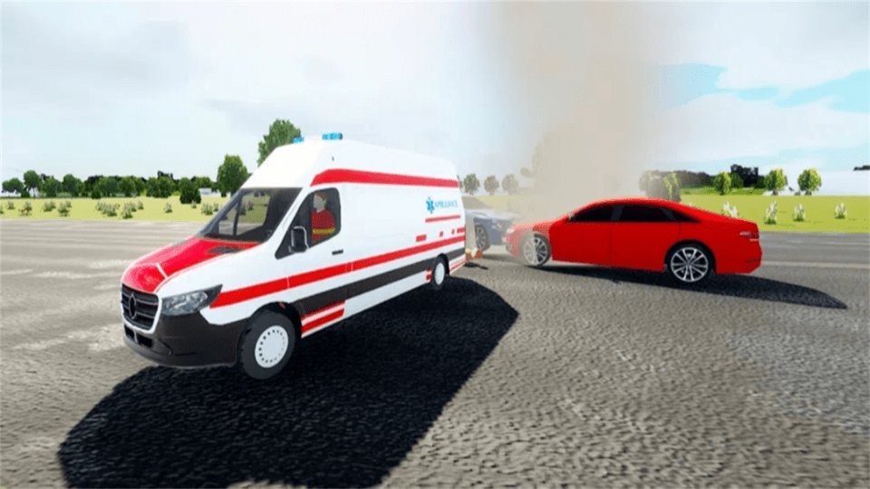 真實(shí)救護(hù)車(chē)模擬器 v1.5 安卓版 2