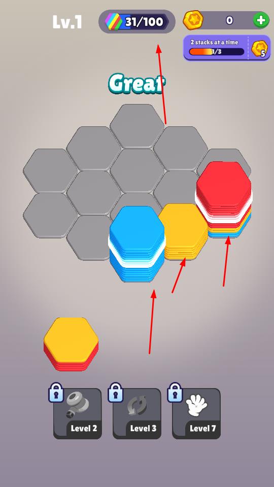 六邊形排序 v1.0.1 安卓版 2