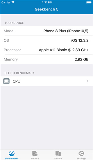 geekbench5中文版 v5.5.1官方手機版 3