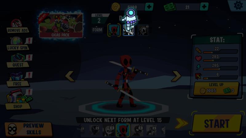 火柴人超級英雄戰(zhàn)爭內(nèi)置 v0.2.3 安卓版 3