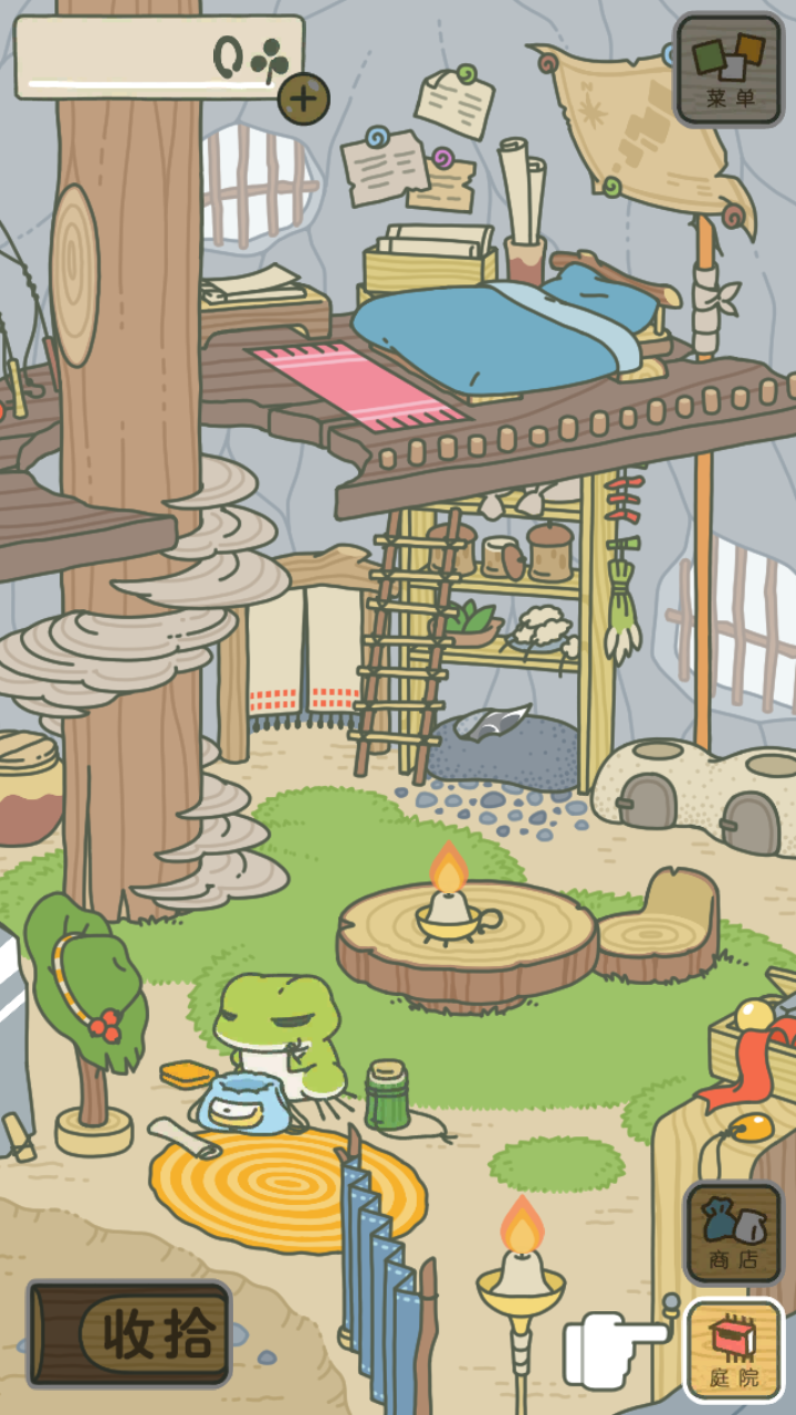 應(yīng)用寶旅行青蛙漢化版 v1.1.1安卓無(wú)限三葉草金幣版 3