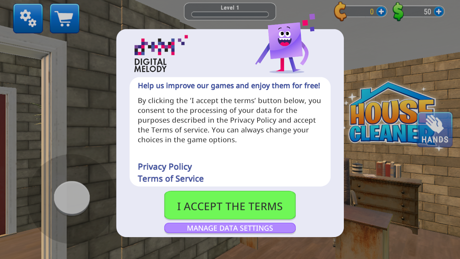 房屋清潔工游戲 v0.0.8 安卓版 1