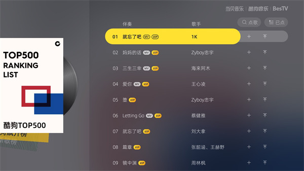 酷狗音樂當貝市場版 v2.0.0.1 安卓最新版 0