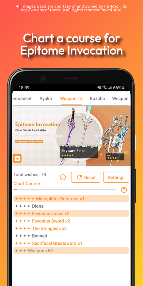 原神抽卡模擬器手機(jī)版(Genshin Wish Simulator) v84 安卓最新版 2