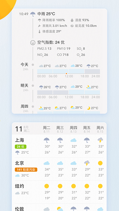 我的天氣(myweather) v0.5.4 安卓正式版 0